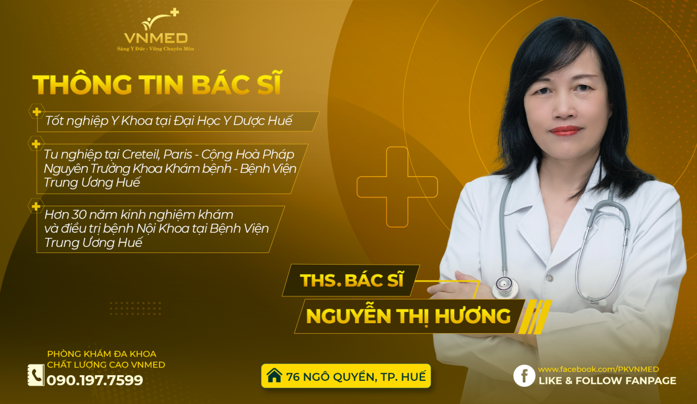 Bác sĩ Nguyễn Thị Hương - phòng khám bệnh viện đa khoa VNMED